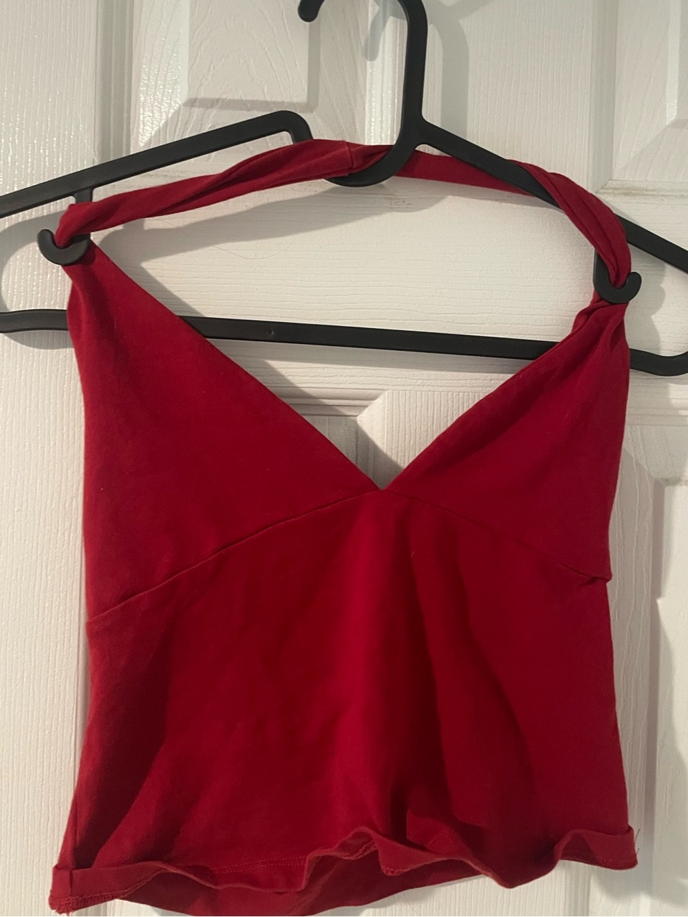 Red Subdued Going Out Top